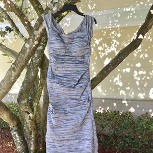 Gray formal dress